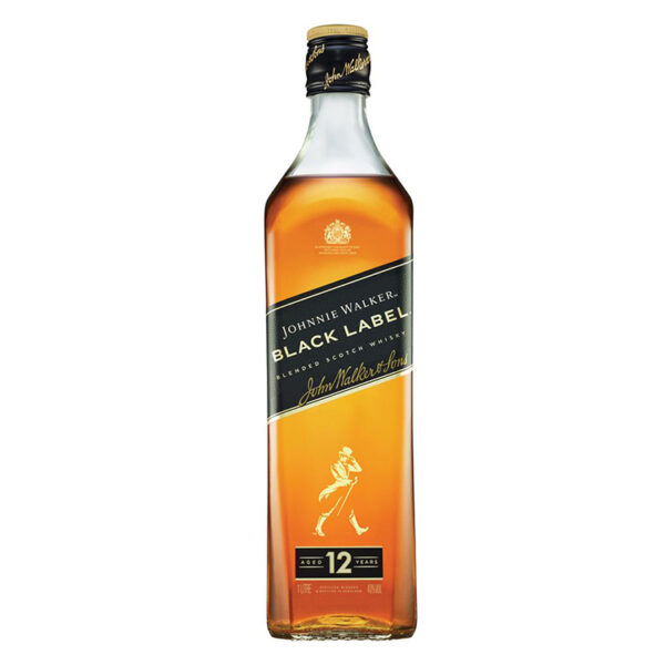 Whisky «Johnnie Walker Black Label» 12 Years Old Gift Box, 1L